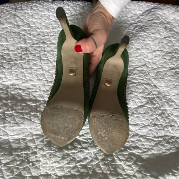 Sergio Rossi Suede Pump Size 38 - Picture 11 of 12